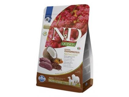 N&D Quinoa DOG Skin&Coat Venison Adult M a L 2,5kg