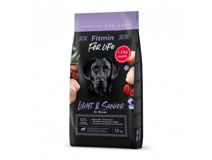 Fitmin dog For Life Light & Senior 12 kg + 1 kg