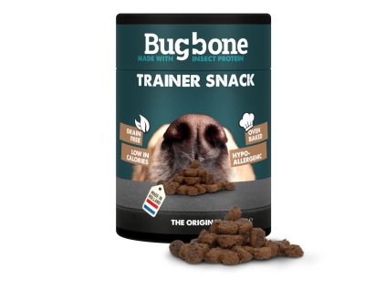 Pochoutka pes Bugbone Trainer Snack s hmyzem160ks 100g