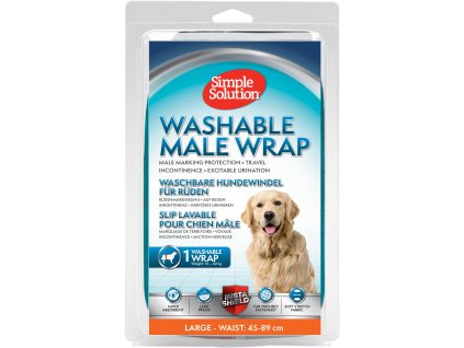 SIMPLE SOLUTION Pratelný pás/plenka pro psy 1ks L