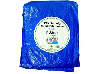 2626 toptrade plachta s ocky standard kulata 3 6 m modra 150 g profi