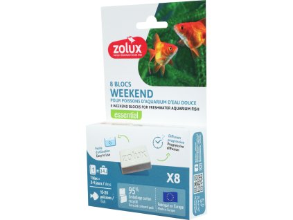 Blok krmný WEEKEND pro akv.ryby 8x7,5g Zolux