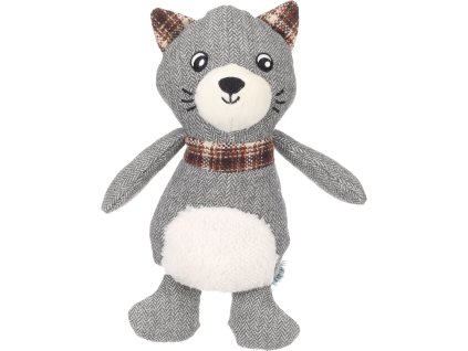 Flamingo Britta Hračka pro psy Mýval šedý 22,5cm