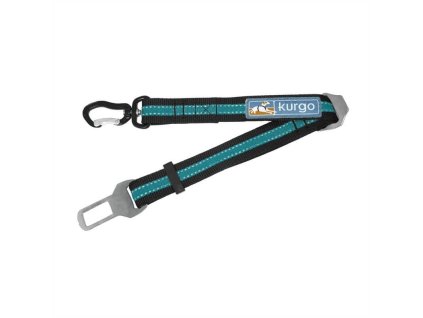 Kurgo® Direct to Seat Belt Swivel Tether Bezpečnostní autopás pro psy s upínacím mechanismem modrý