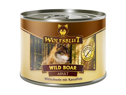 Wolfsblut Dog Adult Wild Boar konz. 200g