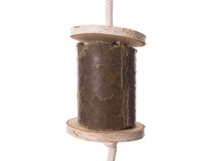 Pochoutka Závěsná pro koně z vojtěšky a březových koleček 1kg 1 kus