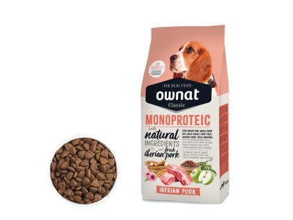 OWNAT CLASSIC DOG MONOPROTEIC Iberian Pork 4kg
