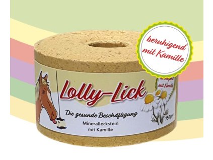 Lolly-Lick zdravé lízátko bez cukru pro koně Heřmánek 750 g