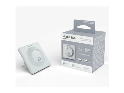 MITELESS® Home Ultrazvukový odpuzovač roztočů pro domácnost šedý