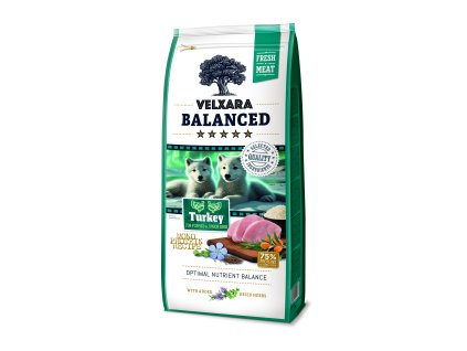Velxara Balanced FM Dog Puppy&Junior Mon.Turk&Rice750g