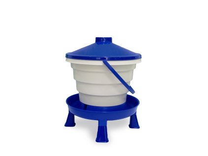 Napájecí kbelík pro drůbež s nožičkami 15 l