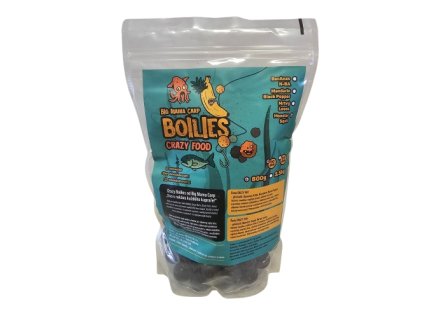 Hotové boilies Crazy Food Monster Squid 20 mm 800 g