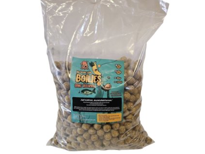 Hotové boilies Crazy Food BMC FeedPro Scopex 24 mm 10 kg