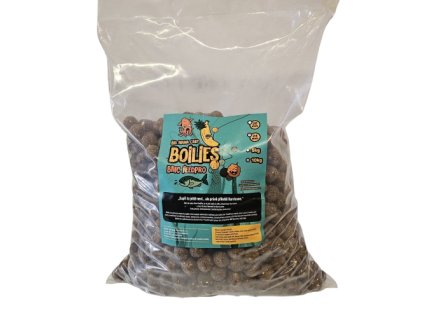 Hotové boilies Crazy Food BMC FeedPro Fish Liver 24 mm 10 kg
