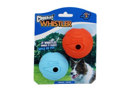 Hračka pes Chuckit The Whistler M 6cm 2ks