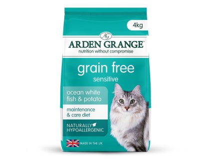 Arden Grange GF Cat Adult Sen.Oc.White Fish&Potato 4kg