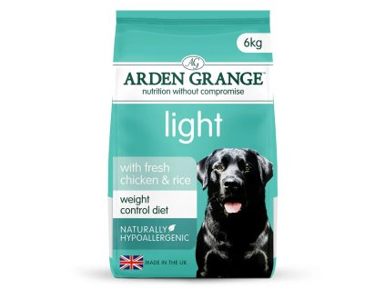 Arden Grange Dog Adult Light with fresh Chick&Rice 6kg