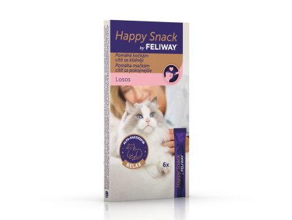 Feliway Happy Snack Losos 6x15g