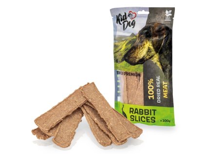 Pochoutka KIDDOG SUPER PREMIUM králík 100g