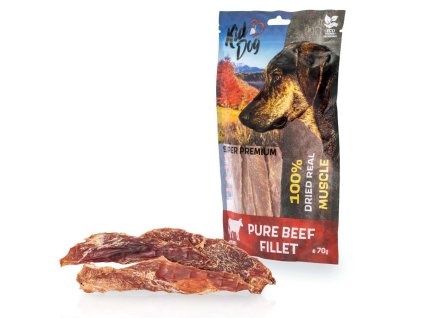Pochoutka KIDDOG SUPER PREMIUM hovězí svalovina 70g
