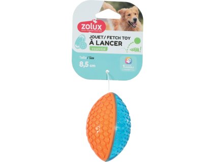 Hračka pes TAO Míč rugby 8,5cm Zolux