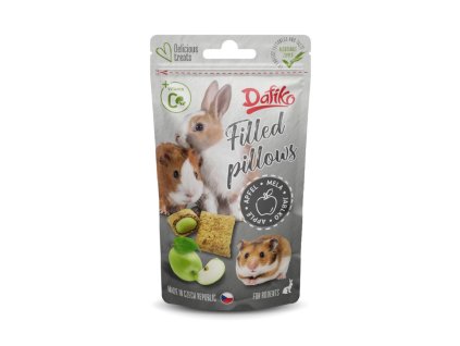 Dafiko plněné polštářky pro hlodavce jablko 40g