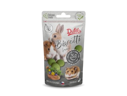 Dafiko piškoty pro hlodavce bylinky 25g