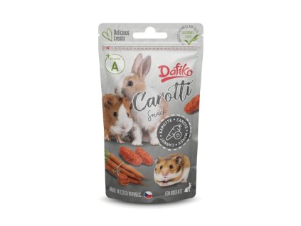 Dafiko snack pro hlodavce carotti 50g