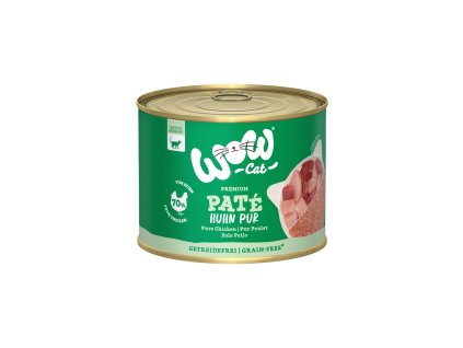 WOW Cat konzerva Adult Paté PUR kuře 200g