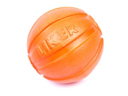Hračka pes Liker míček oranžový 5cm