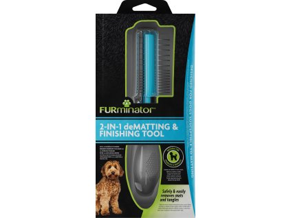 FURminator hřeben 2v1 deMatting&Finishing Tool pro psy