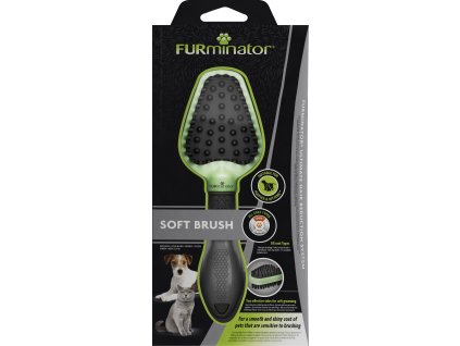 FURminator kartáč Soft Brush pro psy a kočky