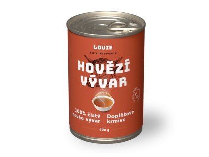 Louie Dog konz. Hovězí vývar 400g