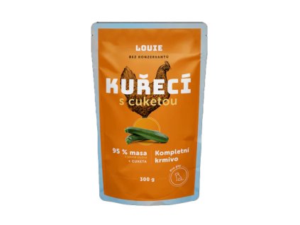 Louie Dog kapsa Kuřecí s cuketou 300g