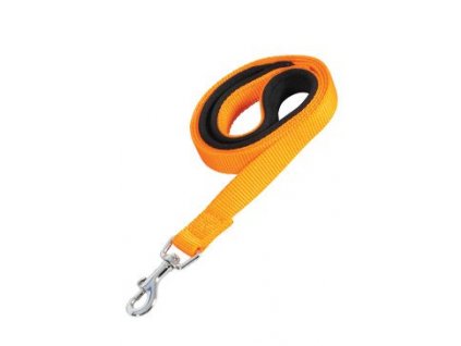 Vodítko pes SOFT NYLON oranžové 20mm/1m Zolux