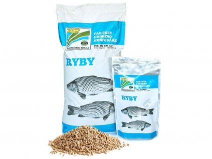 KP2 granule pro kapry kaprovite ryby ZS Dynín 4 mm 25 kg výkrm vnadění rybolov