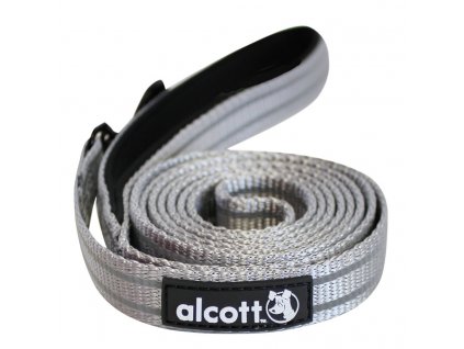 Alcott Reflexní vodítko pro psy šedé velikost S