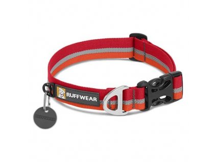 Ruffwear obojek pro psy Crag collar, červený, velikost 51 - 66cm