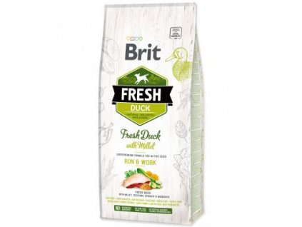 15509 1 brit fresh duck with millet active run work 2 x 12 kg