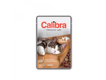 Calibra Cat kapsa Premium Adult Lamb & Poultry 100g