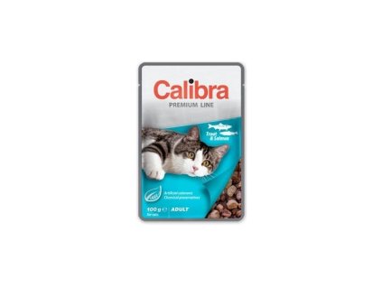 Calibra Cat kapsa Premium Adult Trout & Salmon 100g