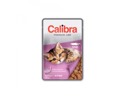 Calibra Cat kapsa Premium Kitten Salmon 100g
