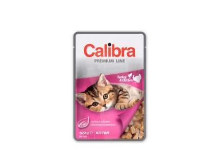 Calibra Cat kapsa Premium Kitten Turkey & Chicken100g