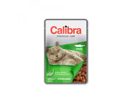 Calibra Cat kapsa Premium Sterilised Salmon 100g