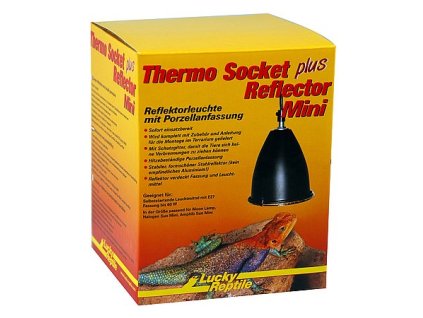 Lucky Reptile Thermo Socket plus Reflector Mini, V.11,5 x ?10,5 cm