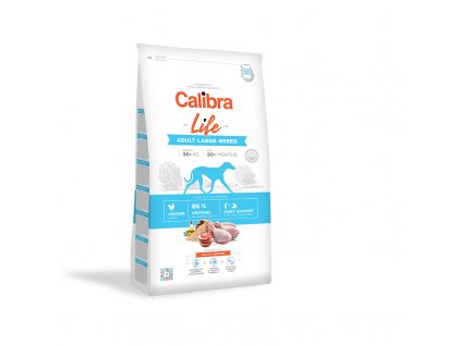 23855 calibra dog life adult large breed chicken 2x12kg
