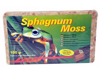 Lucky Reptile Sphagnum Moss - rašeliník 100g/5 l