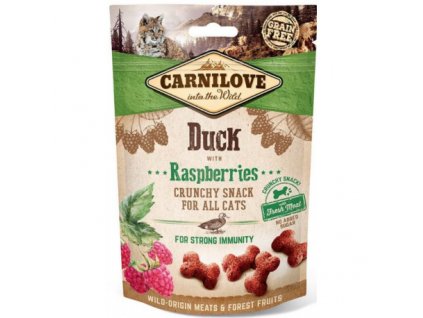 Carnilove Cat Crunchy Snack Duck&Raspberries 50g