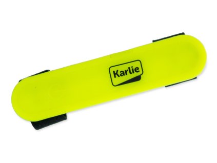 Karlie LED světlo na obojek, vodítko, postroj s USB nabíjením žluté 12x2,7cm