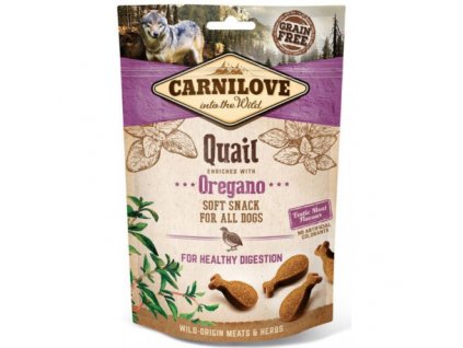 Carnilove Dog Semi Moist Snack Quail&Oregano 200g